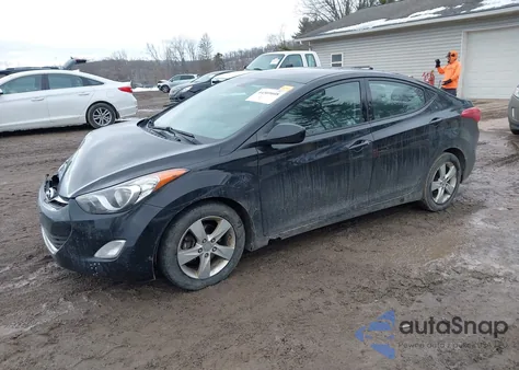 2013 Hyundai Elantra Gls z USA, uszkodzony, nr VIN 5NPDH4AE0DH331472